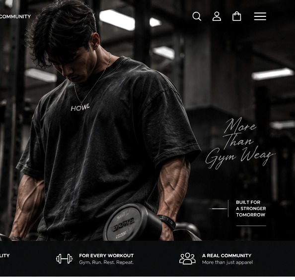 Athlete wearing an oversized washed training shirt in the gym