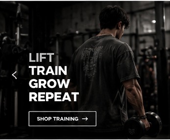 Athlete training in HOWL concept gymwear